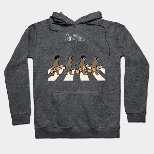 The Skaters On Abbey Road #Sloth Hoodie by bignosework